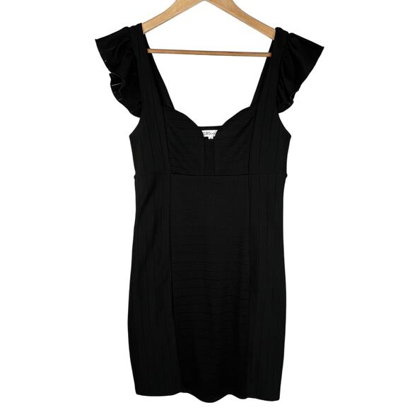 BCBGeneration Black Bandage Sweetheart Mini Dress M - Picture 1 of 9